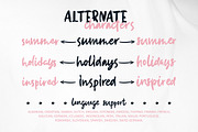 NEW! Insouciance Brush Script, a Script Font by Wewhitelist (Thumbnail 5 of 7)