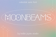 Moonbeams Sans Serif, a Sans Serif Font by Kellie Jayne Studio (Thumbnail 1 of 14)