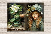 St. Patrick's Day Junk Journal Paper, a Seasonal Illustration by GlamArtZhanna (Thumbnail 8 of 10)