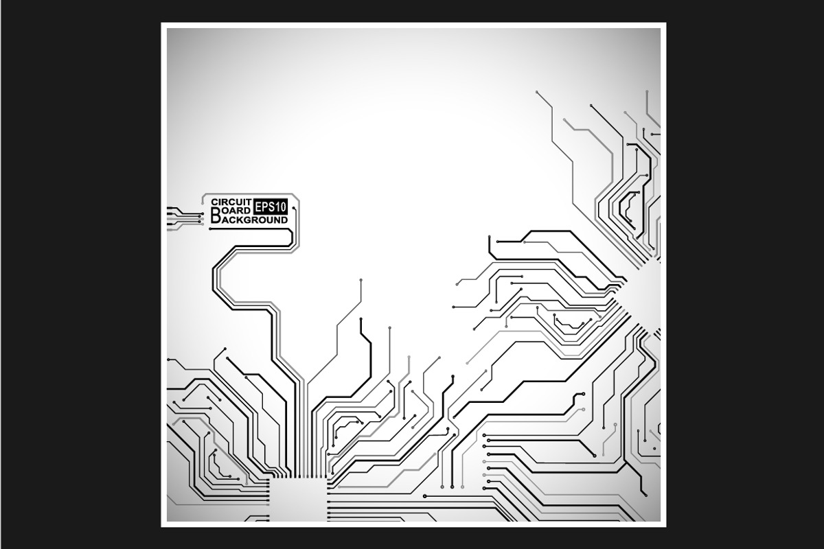 -50% Circuit boards backgrounds set, a Background Graphic by frost_newt (Photo 6 of 11)
