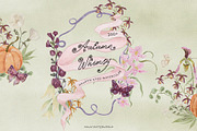Autumn Whimsy Handpainted Florals, a Seasonal Illustration by SunnyAfternoons (Thumbnail 10 of 23)