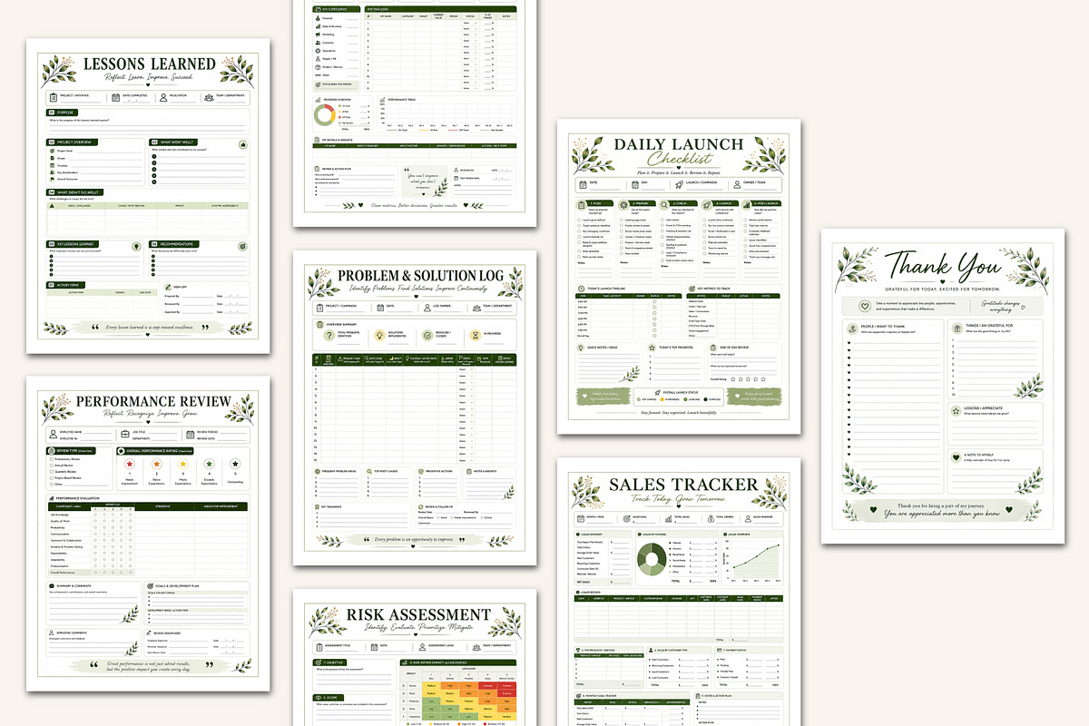 2027 Product Launch Planner, a Stationery Template by Designmela01 (Photo 4 of 5)