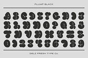 Plump: A Bubble Letter Font, a Font by DeliFreshTypeCo. (Thumbnail 4 of 7)
