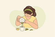 People with Matcha Illustration, an Object Graphic by Jump Studio (Thumbnail 8 of 12)