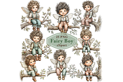 Fairy Boy Clipart PNG, an Illustration by Memories By Lea (Thumbnail 1 of 20)