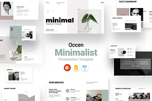 Occen Minimalist Presentation, a Presentation Template by Studio Artisan
