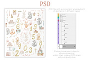 Vintage Birthday Party Clipart, a Seasonal Illustration by Alisles (Thumbnail 9 of 11)