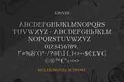 Kroves - Elegant Serif Font, a Serif Font by Grontype (Thumbnail 9 of 10)
