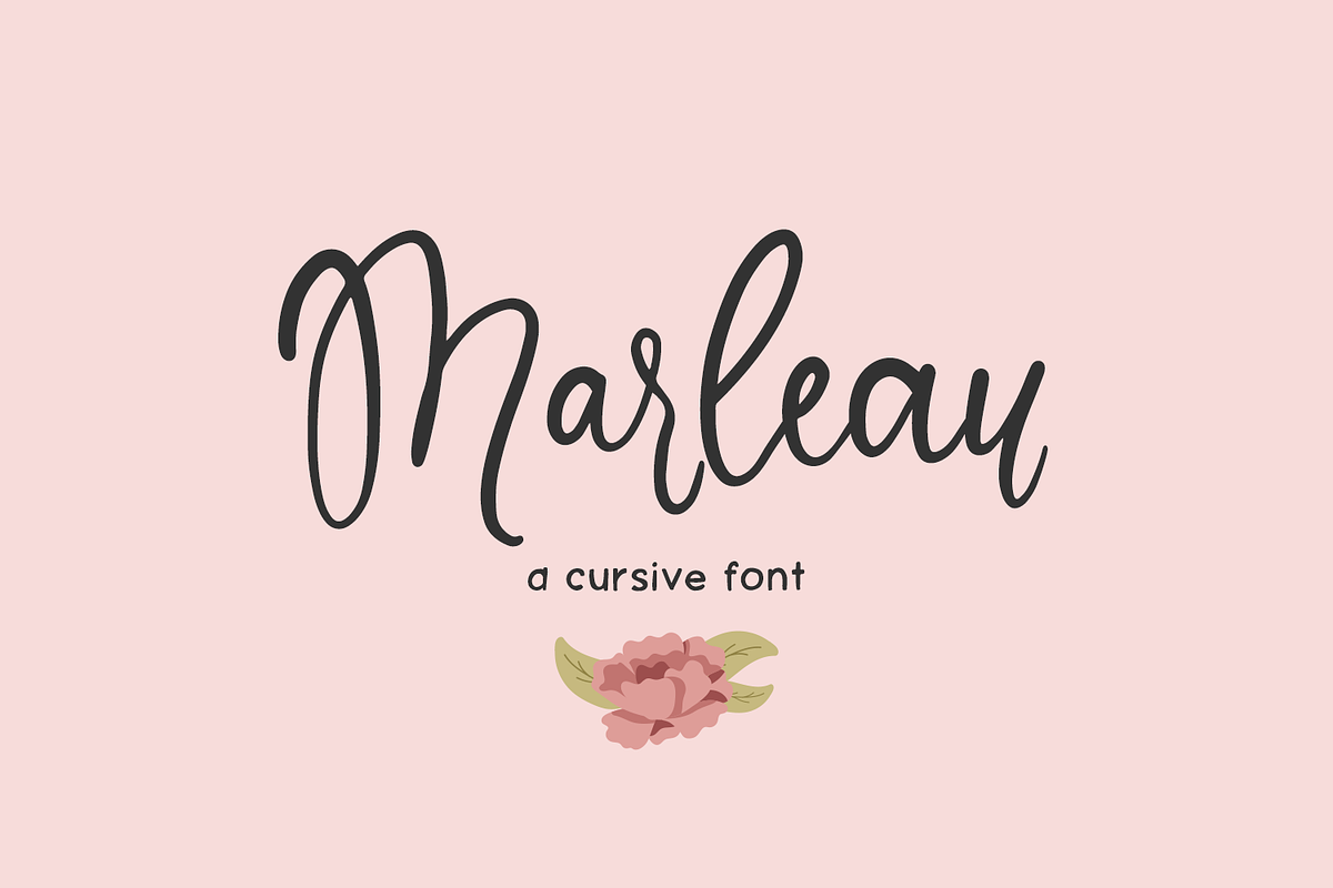 Marleau Script Font, a Handwritten Font by Beck McCormick (Photo 1 of 10)