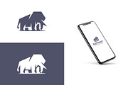 Elephant Logo Flat Silhouette, a Branding & Logo Template by Artnivora.Std (Thumbnail 3 of 4)