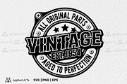 VINTAGE 1954 SVG, Funny Birthday SVG, an Object Graphic by Applied Arts (Thumbnail 1 of 4)