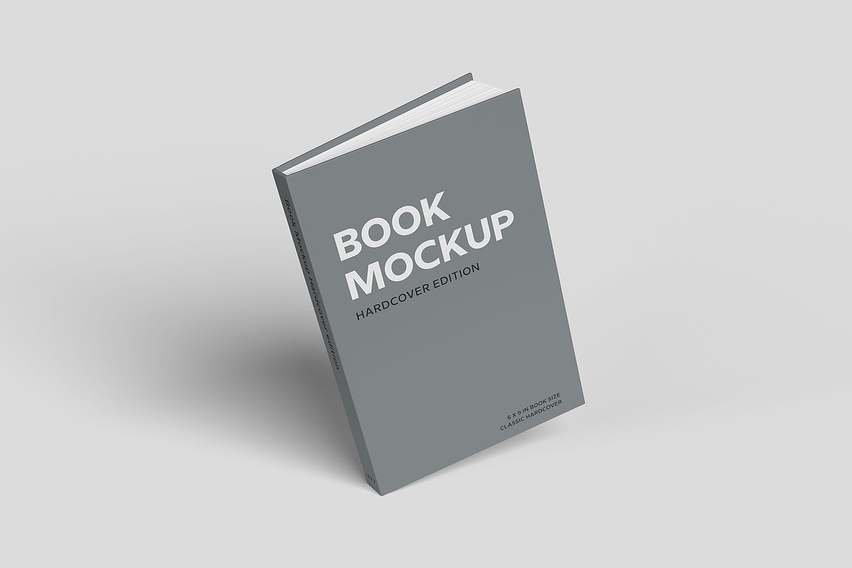 Hardcover Book Mockup, a Print Template by Petr Stránský (Photo 3 of 8)