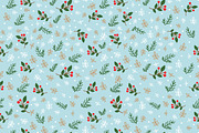 Winter Christmas seamless pattern, a Pattern Graphic by AnzhelikaGerman (Thumbnail 2 of 3)