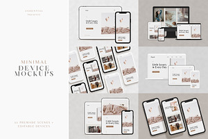 Minimal Modern Device Mockups