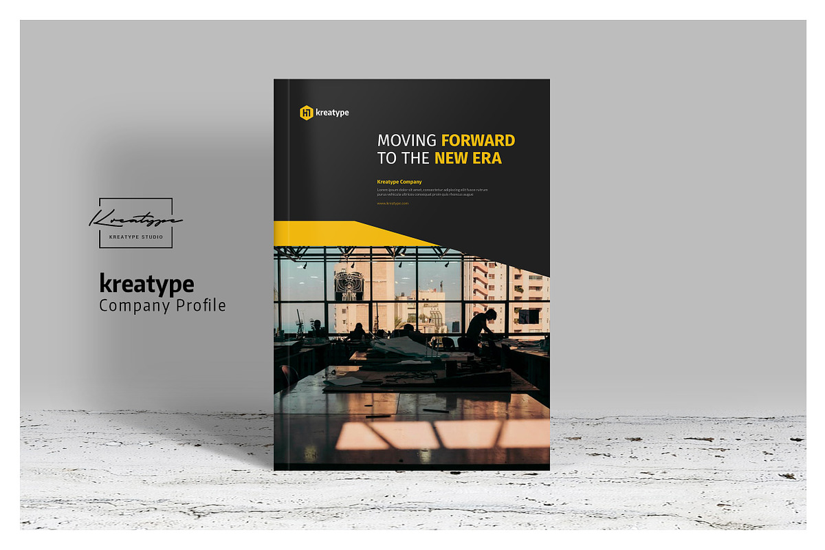 Kreatype Company Profile, a Brochure Template by Kreatype Studio (Photo 1 of 14)