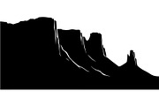 Cliff Landscape Silhouette, an Object Graphic by Creativeshirt (Thumbnail 16 of 20)