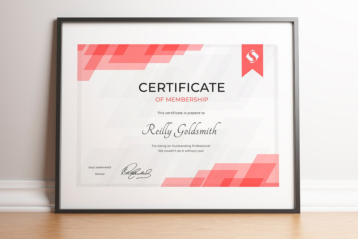 Certificate of Membership, a Stationery Template by MotoCMS (Photo 1 of 2)