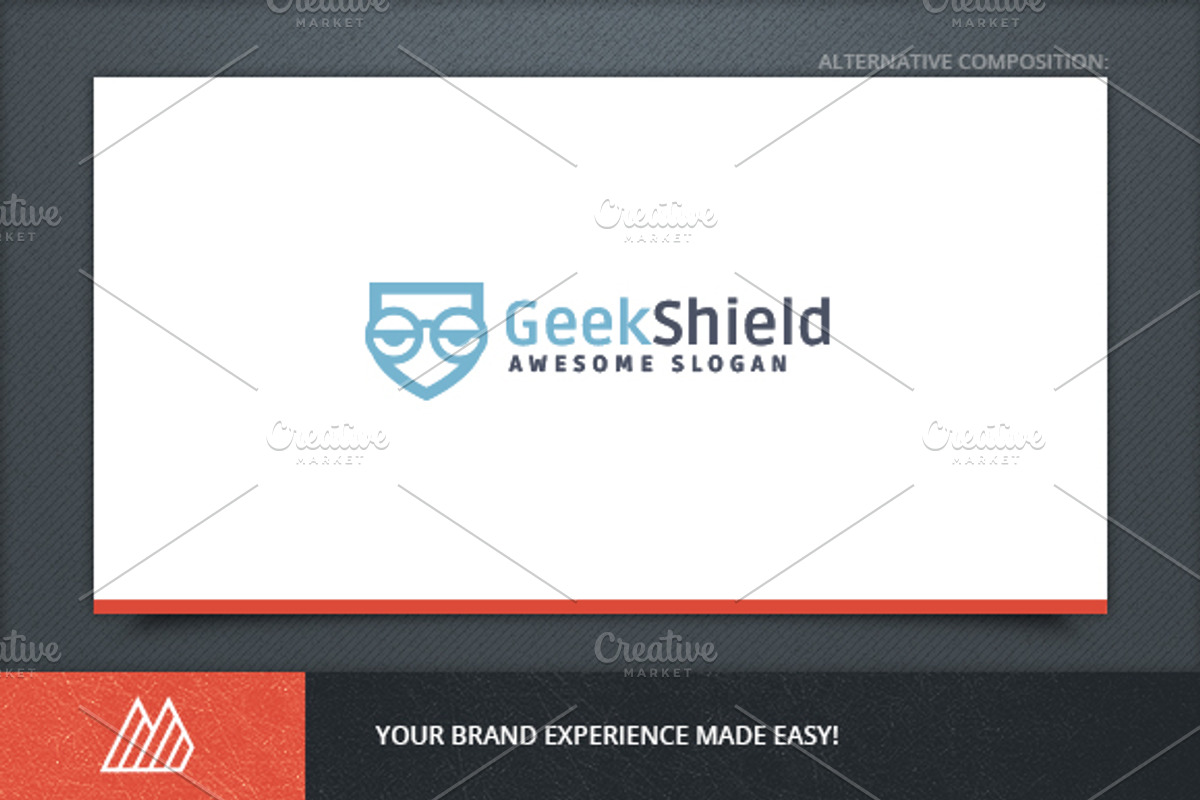 Geek Shield Logo Template, a Branding & Logo Template by Mantas Bac (Photo 3 of 4)