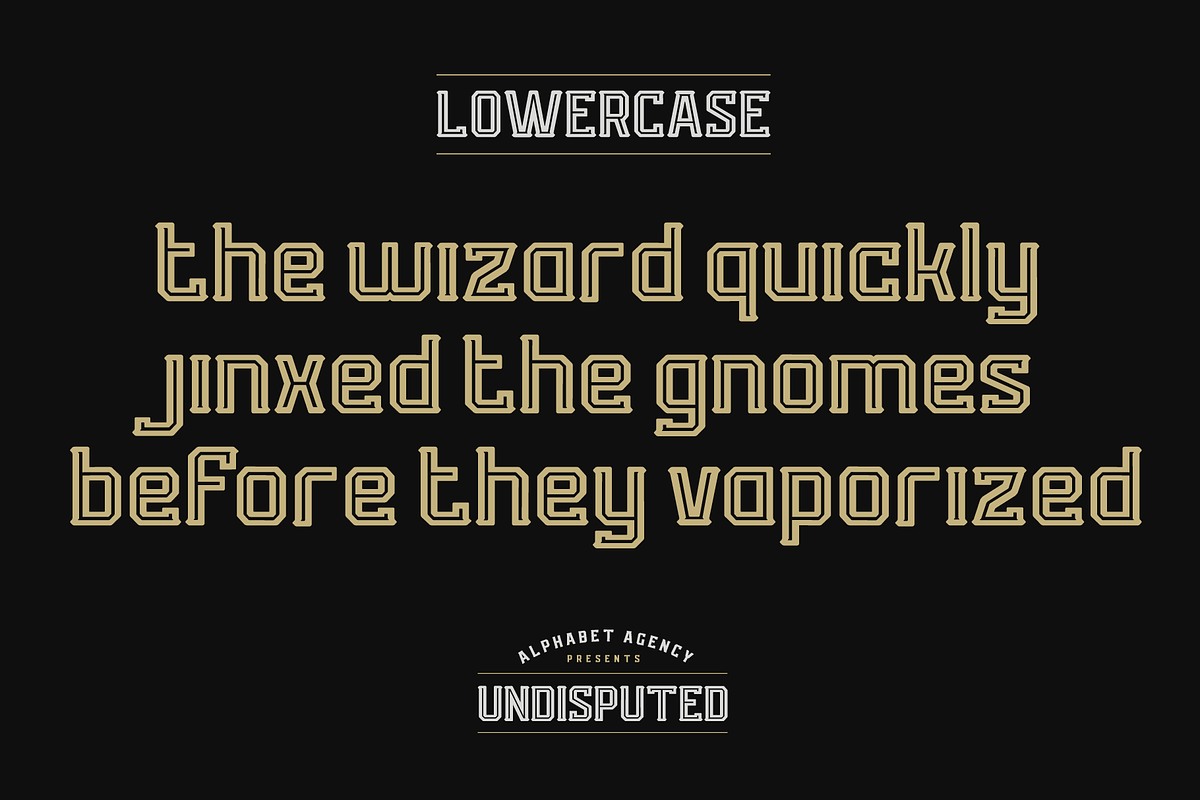 UNDISPUTED FONT DUO, a Serif Font by Alphabet Agency (Photo 4 of 9)