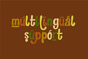 Vegan playful font, a Script Font by Anna Zakharchenko (Thumbnail 18 of 19)