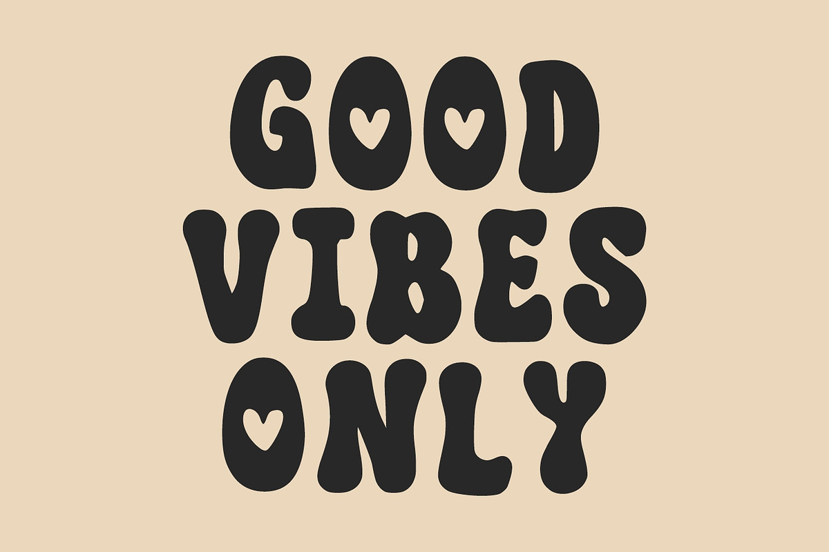 Groovy Love, a Handwritten Font by Fourteen Letter (Photo 2 of 5)
