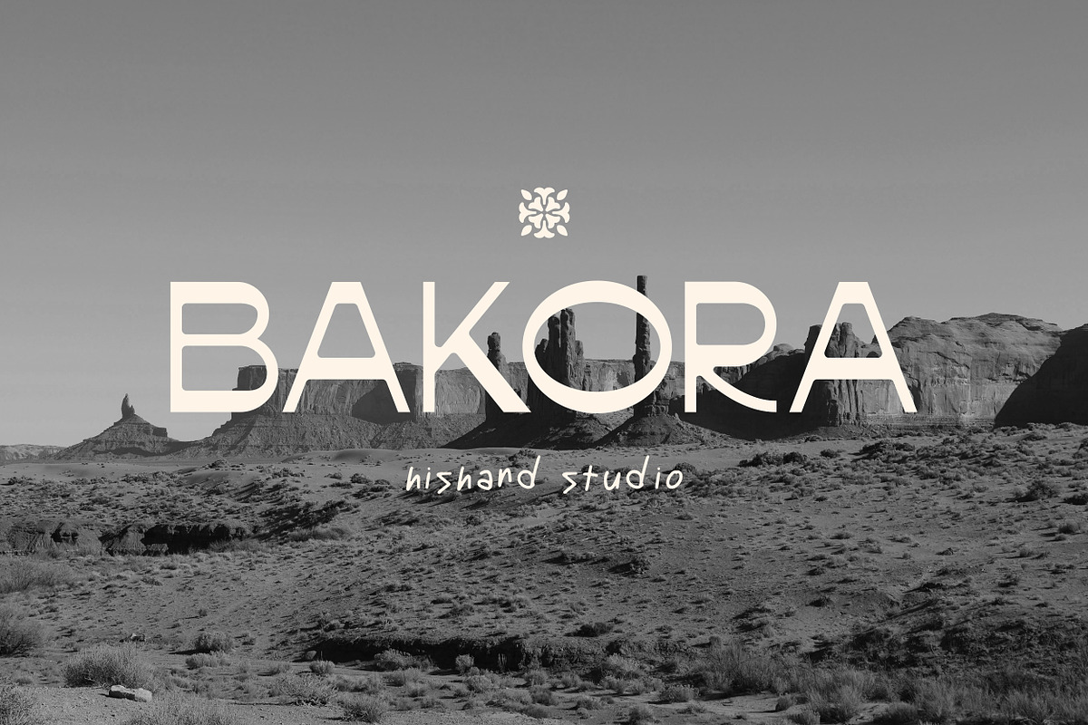 Bakora Font Duo, a Sans Serif Font by Hishand Studio (Photo 1 of 10)