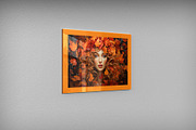 Glass Poster Canvas Mockup - 6 views, an Advertising Mockup by Illusiongraphic (Thumbnail 3 of 18)