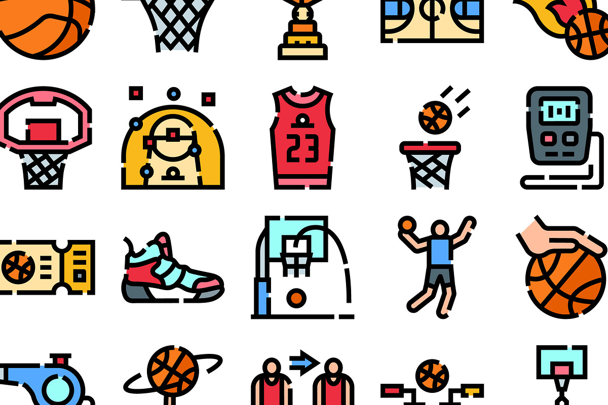 Basketball game equipment and player, an Object Graphic by pikepicture (Photo 3 of 3)