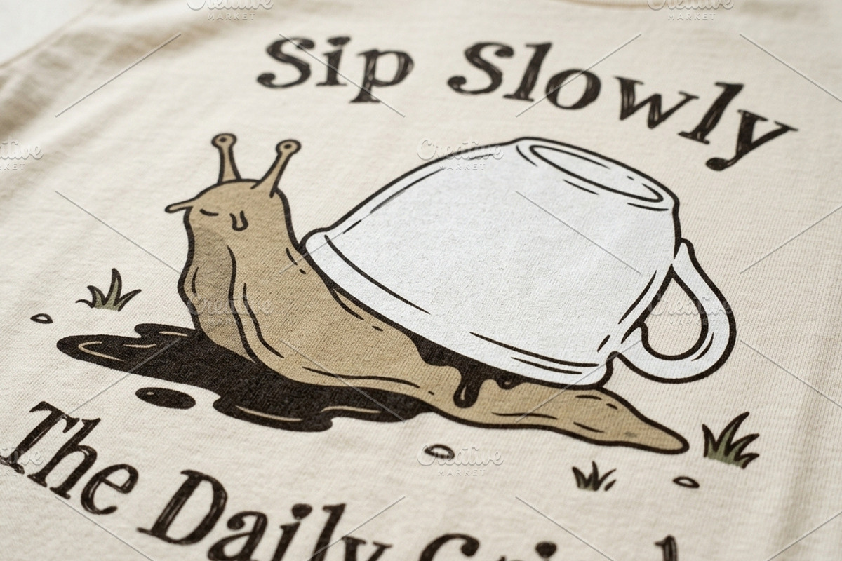 Sip slowly, an Animal Illustration by Vectorlina (Photo 3 of 5)