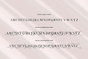 Oliva Serif Font