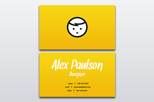 Bright Bold Business Card Design 013