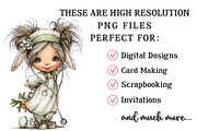 Whimsical Easter Nurse PNG Clipart, an Illustration by OK Design (Thumbnail 4 of 6)