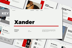 Xander Keynote Template