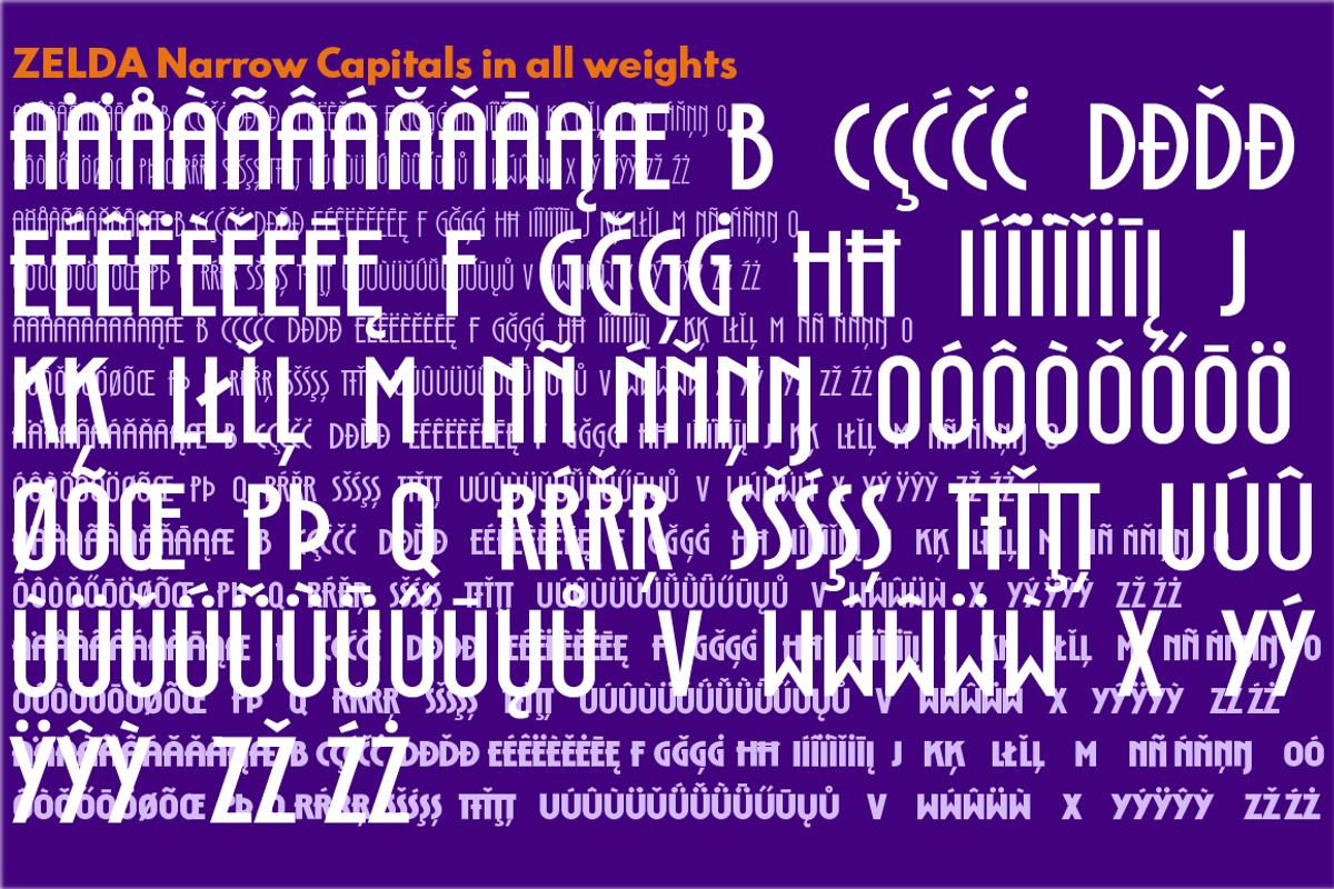 Zelda Collection, a Font by Wiescher Design (Photo 5 of 9)