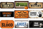 Vintage Rustic Halloween Sublimation, an Illustration by Canvas Craft (Thumbnail 2 of 7)