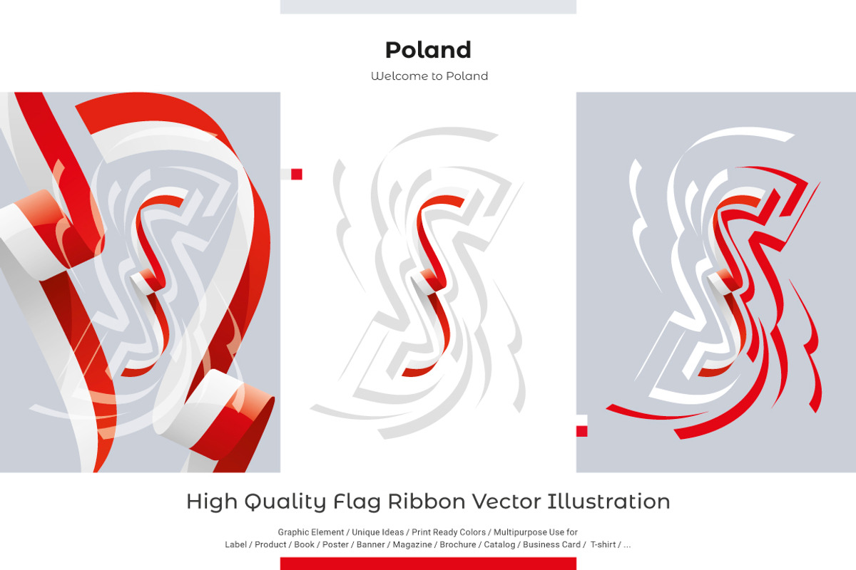 Poland flag ribbon vector, a Templates & Theme by Simbos (Photo 1 of 9)