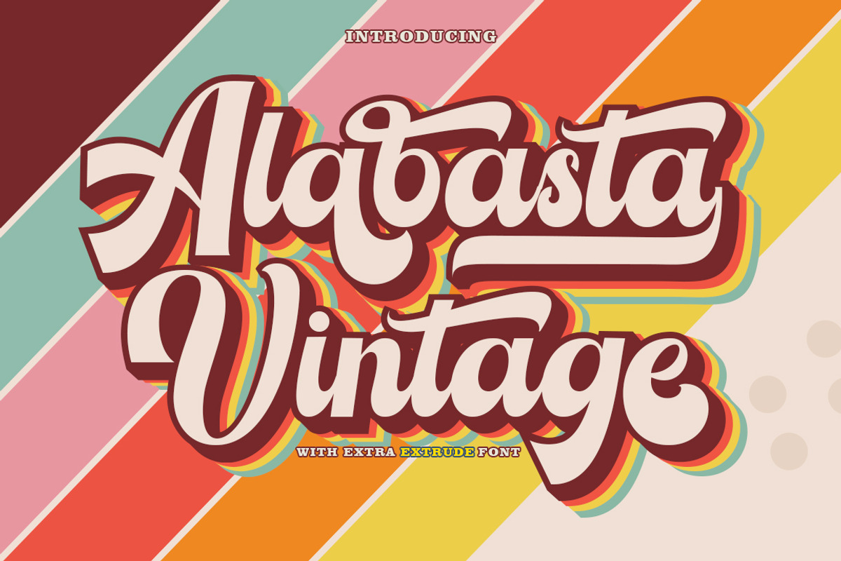 Alabasta Vintage, a Script Font by GloowStudio (Photo 1 of 7)