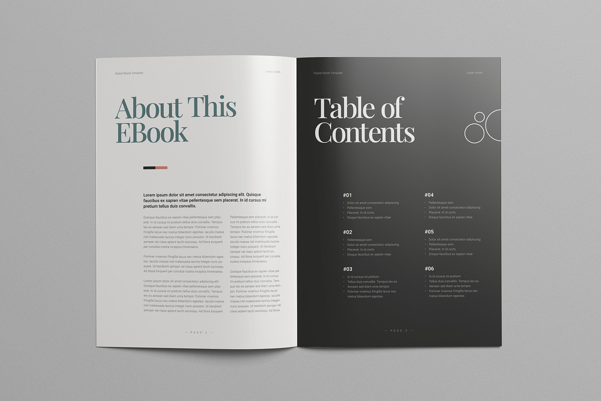 Ebook Design Template | Canva, a Brochure Template by HiveArts (Photo 2 of 9)