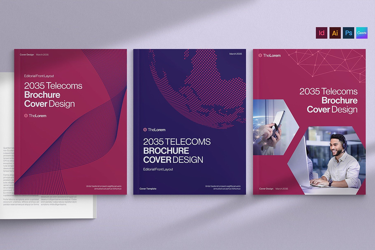 Brochure Cover Template, a Brochure Template by BrandPacks (Photo 1 of 6)
