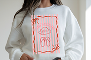 Hello Summer Illustrated Fun Graphic, a Shirt Mockup by Printable Design Store (Thumbnail 2 of 5)
