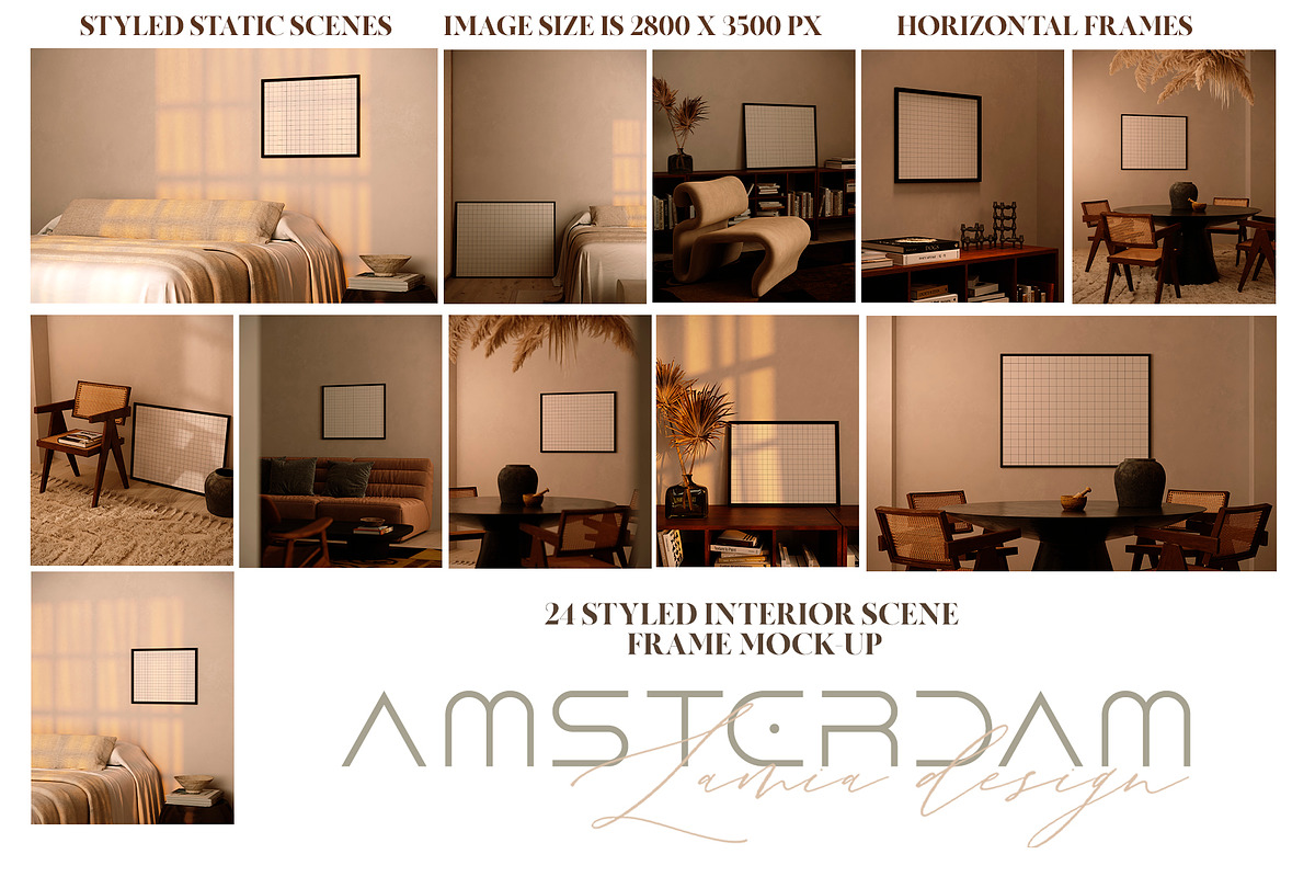 Japandi Frame Mockup Bundle, a Household Mockup by LAMIA DESIGN (Photo 17 of 18)