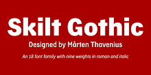 Skilt Gothic