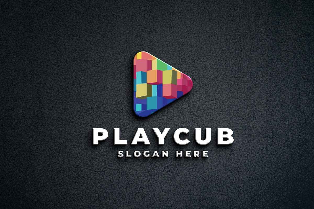 Cubic Play Button Logo, a Branding & Logo Template by Design_Planet (Photo 2 of 2)