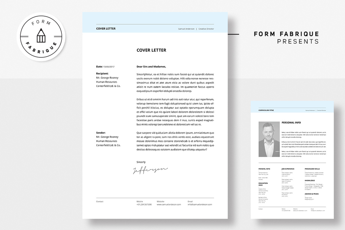 Resume/CV, a Resume Template by Form Fabrique (Photo 6 of 14)