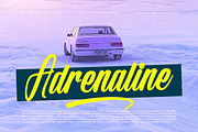 Chunky Slandis Bold Handwritten Font, a Script Font by stylishtype.co (Thumbnail 16 of 20)