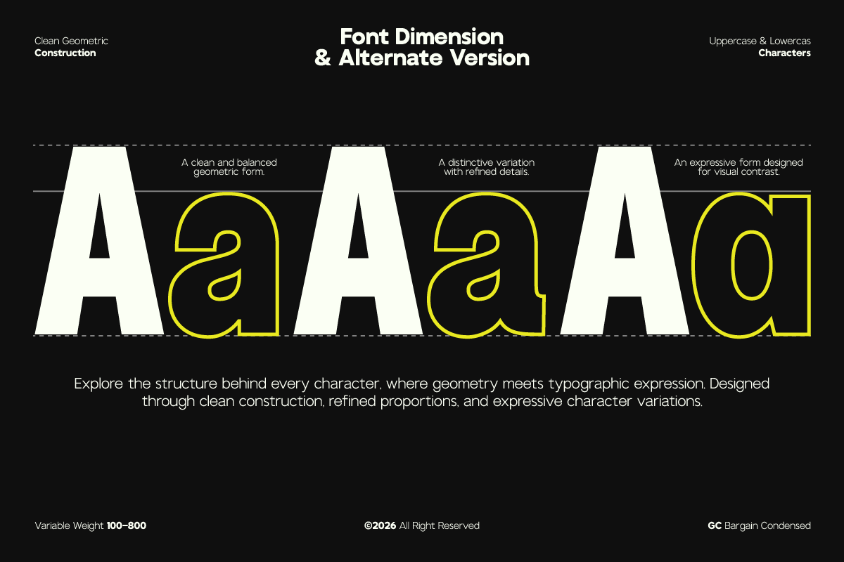 GCBargain Condensed - Condensed Sans, a Sans Serif Font by Glyphonic (Photo 5 of 15)