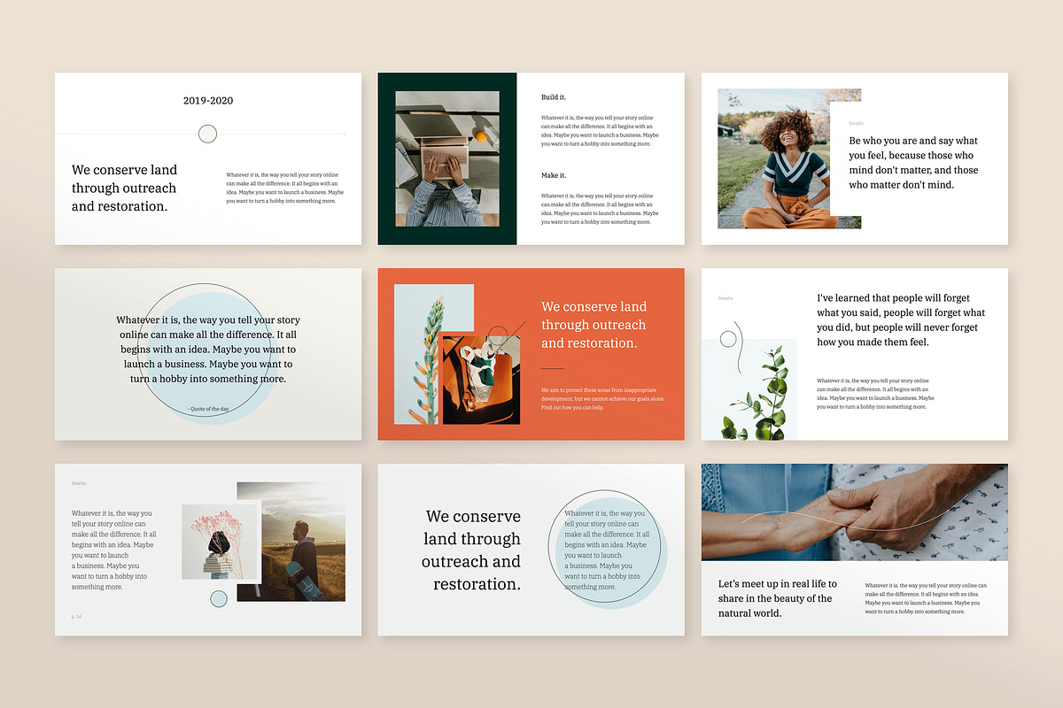 Breathe Creative Keynote Template, a Presentation Template by Vladislav Muslakov (Photo 11 of 14)