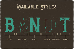 Bandidas Typeface