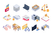 Law And Justice Isometric Icons Pack, an Icon by Vector Portal (Thumbnail 5 of 5)