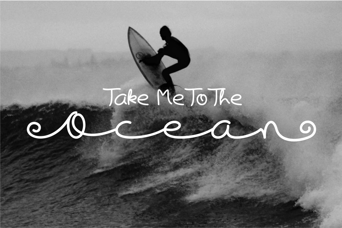 Skywave Typeface preview 3
